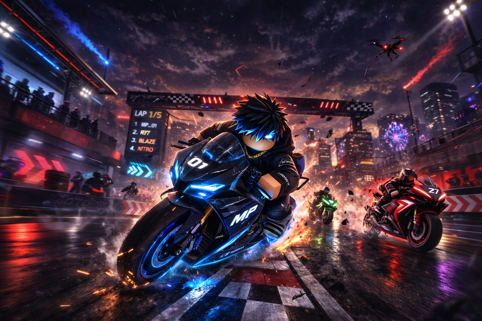 MotoPrix Racing Banner